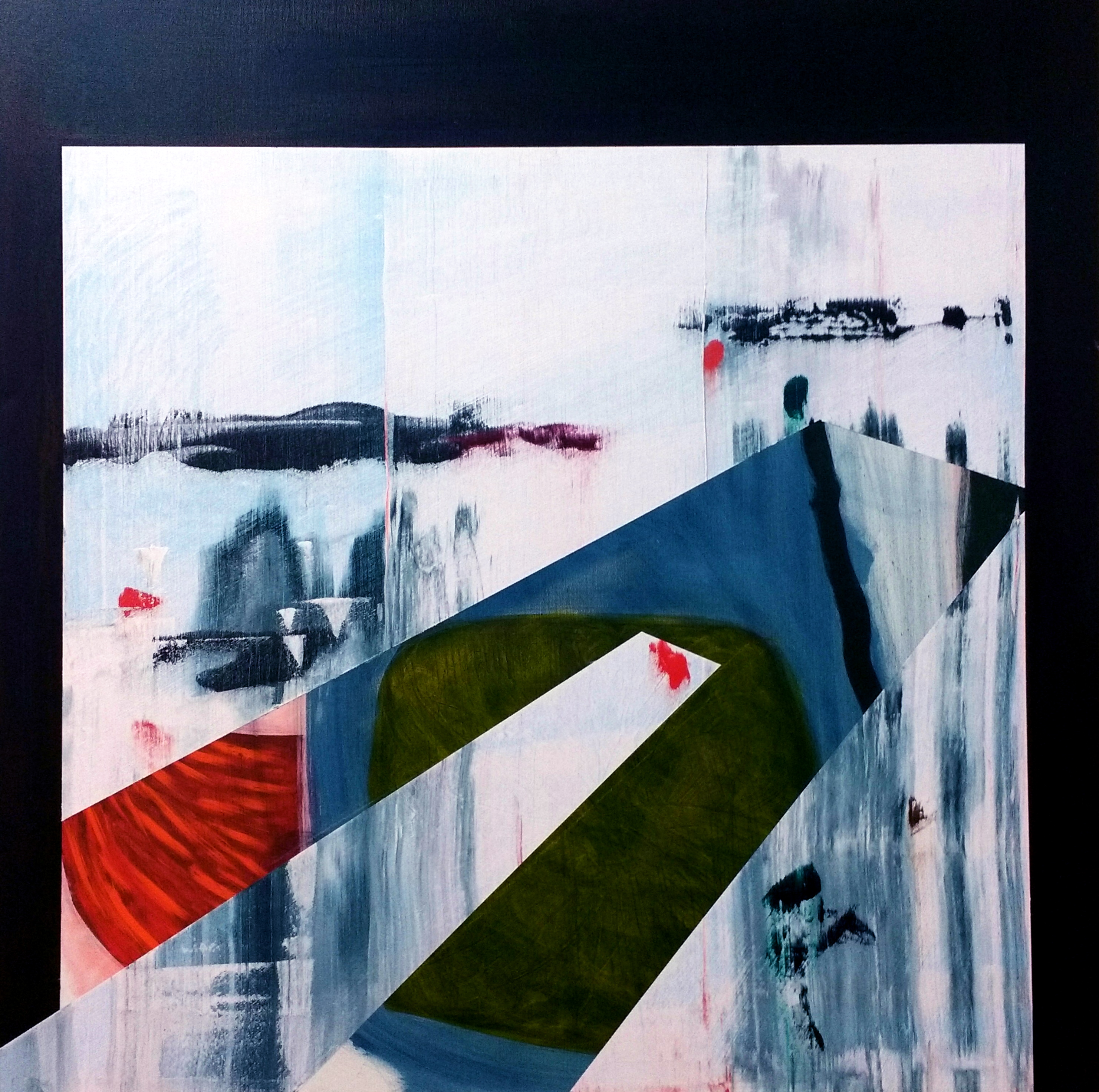 Slippage 4, Oil and acrylic on canvas